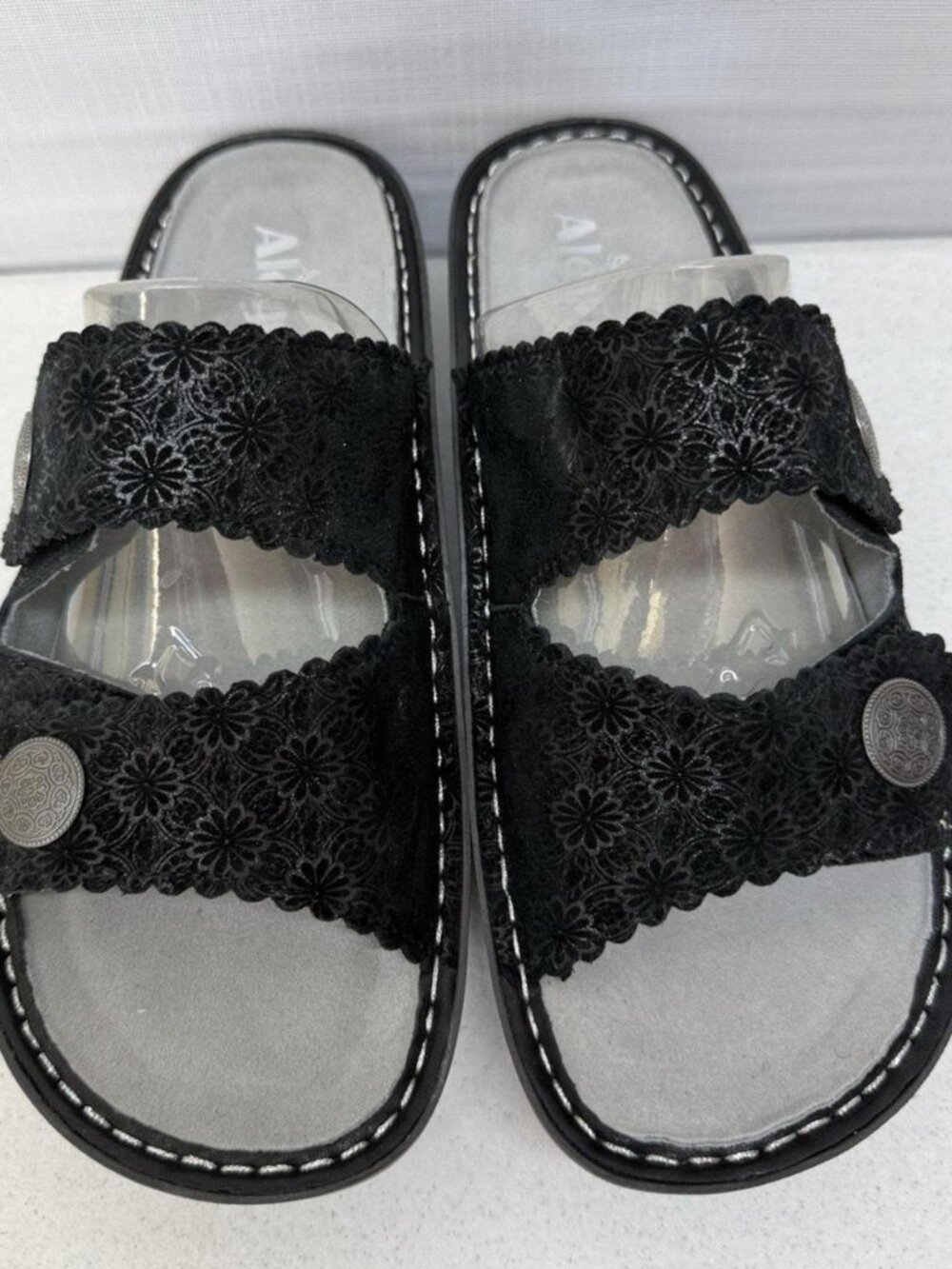 Alegria Women's Black Sandals